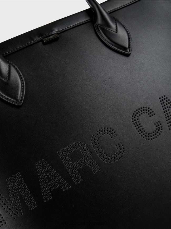 Marc Cain حقيبة للمتسوقين مع حروف الشعار LVN0D61512 ملحق أسود