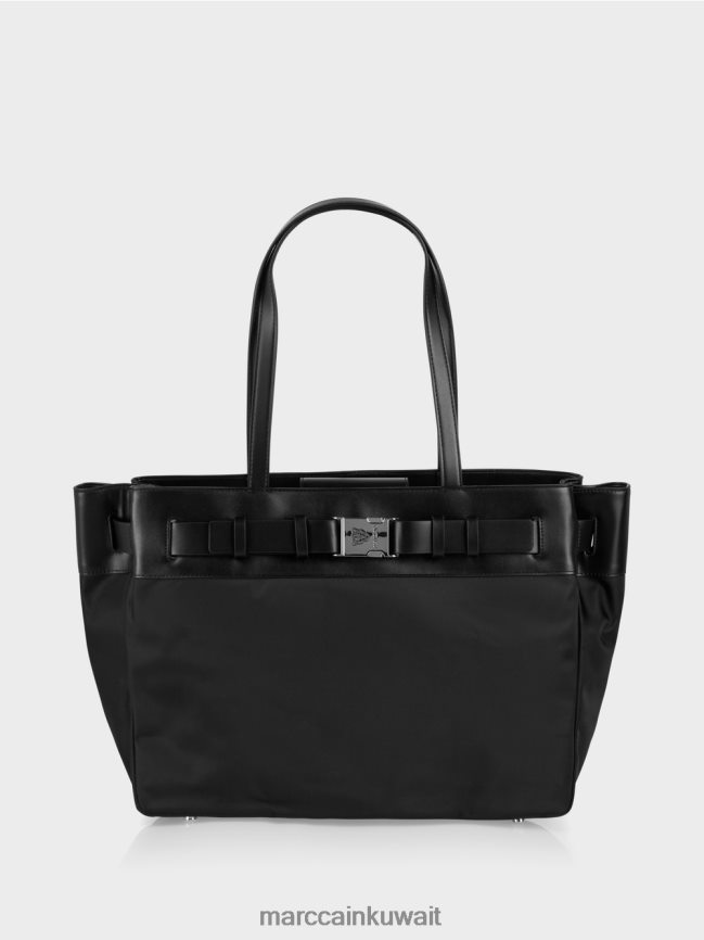 Marc Cain النايلون "إعادة التفكير معا" المتسوق LVN0D61514 ملحق أسود