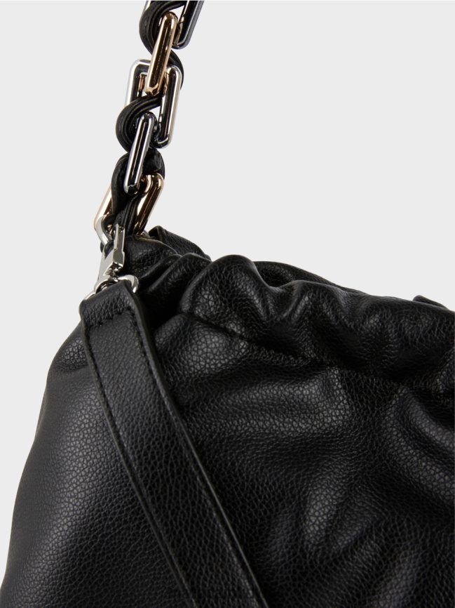 Marc Cain حقيبة كتف بمقبض مزخرف LVN0D61516 ملحق أسود