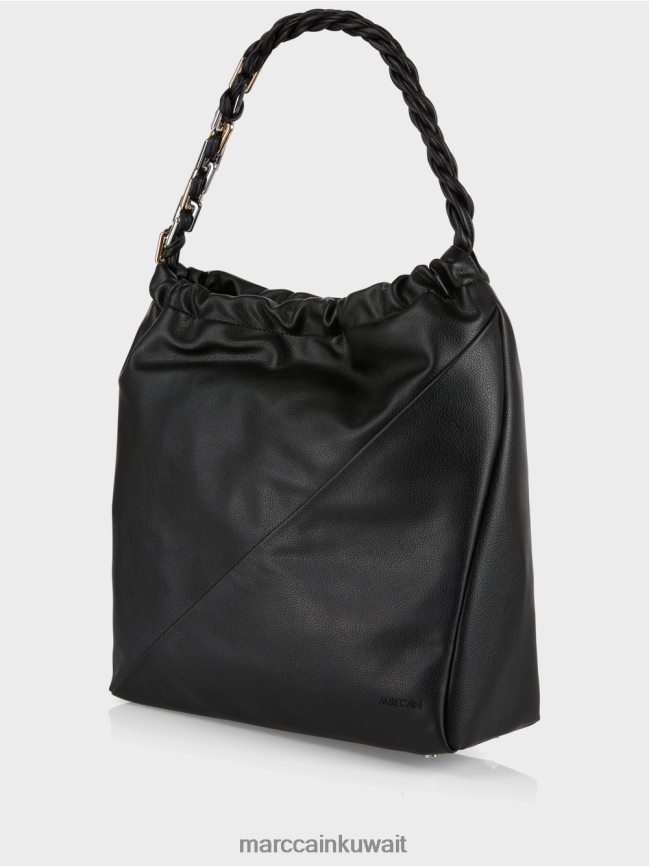 Marc Cain حقيبة تسوق على شكل حقيبة LVN0D61520 ملحق أسود