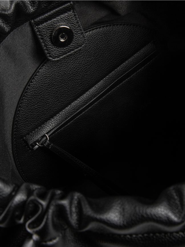 Marc Cain حقيبة تسوق على شكل حقيبة LVN0D61520 ملحق أسود