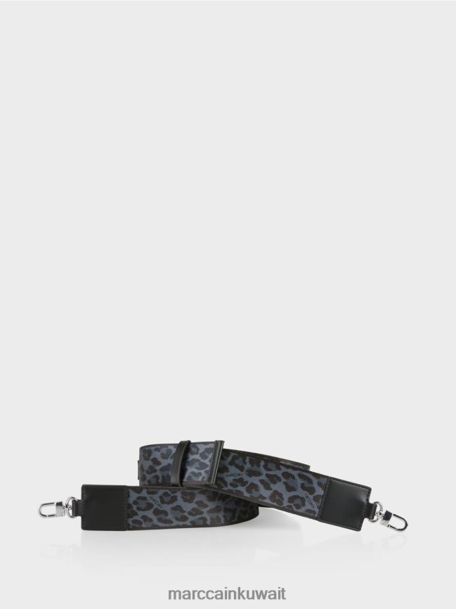 Marc Cain حقيبة كروس على شكل طولي LVN0D61521 ملحق أسود