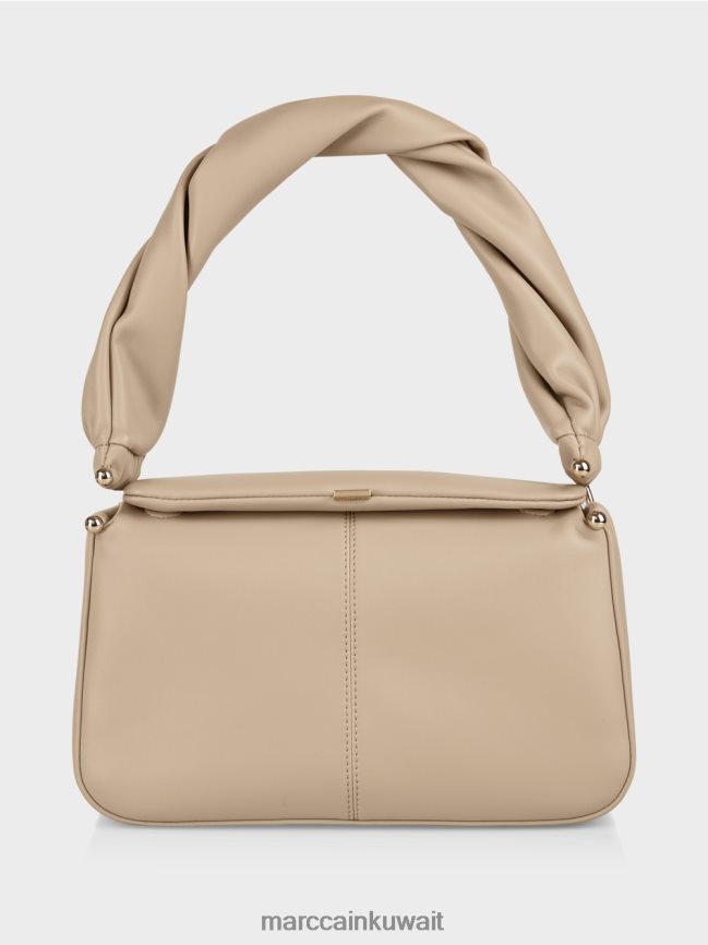 Marc Cain حقيبة كتف بمقبض ملتوي LVN0D61526 ملحق الرمال العميقة