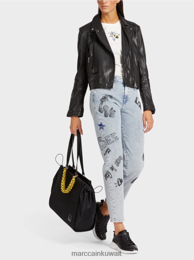 Marc Cain حقيبة بمقبض كروشيه 