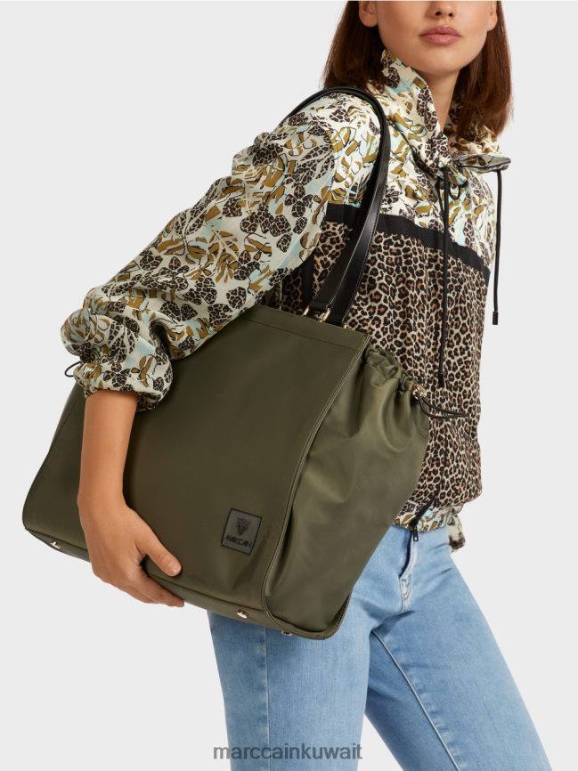 Marc Cain حقيبة بمقبض كروشيه 