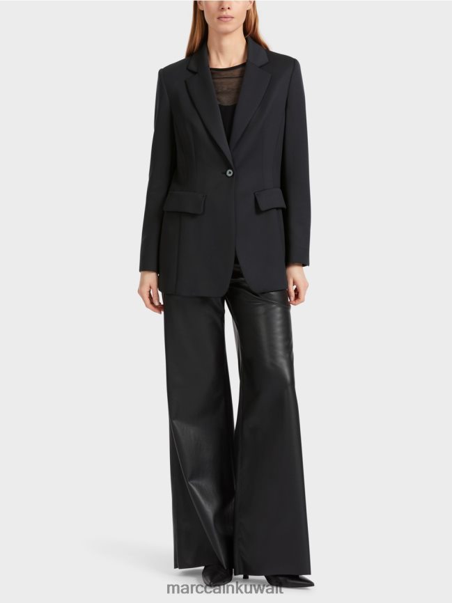 Marc Cain سترة جيوب مزخرفة ملائمة LVN0D6154 ملابس أسود