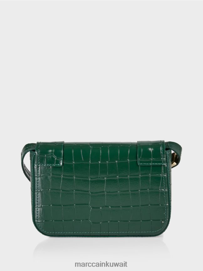 Marc Cain حقيبة كتف مع حلقة زخرفية LVN0D61540 ملحق الغابة المظلمة