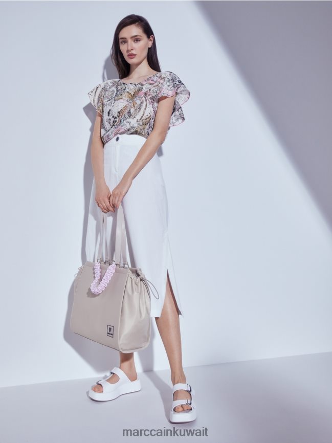 Marc Cain حقيبة بمقبض كروشيه 