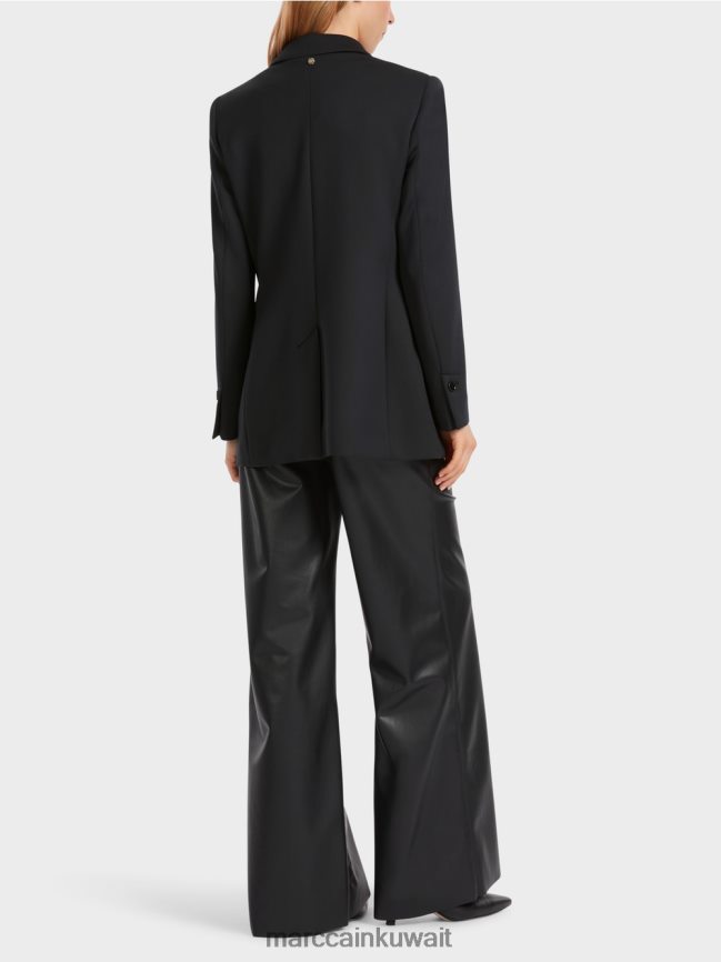 Marc Cain سترة جيوب مزخرفة ملائمة LVN0D6154 ملابس أسود