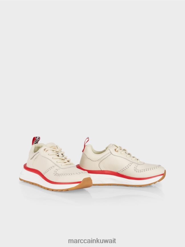 Marc Cain أحذية رياضية معاصرة LVN0D61556 أحذية كريم غامق