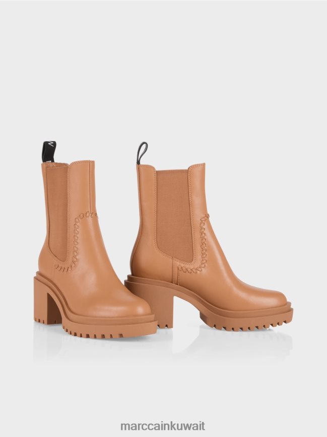 Marc Cain أحذية الكاحل تشيلسي مع كعب كتلة LVN0D61563 أحذية الحلوى الساطعة