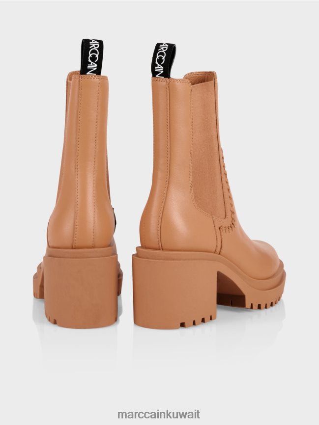 Marc Cain أحذية الكاحل تشيلسي مع كعب كتلة LVN0D61563 أحذية الحلوى الساطعة