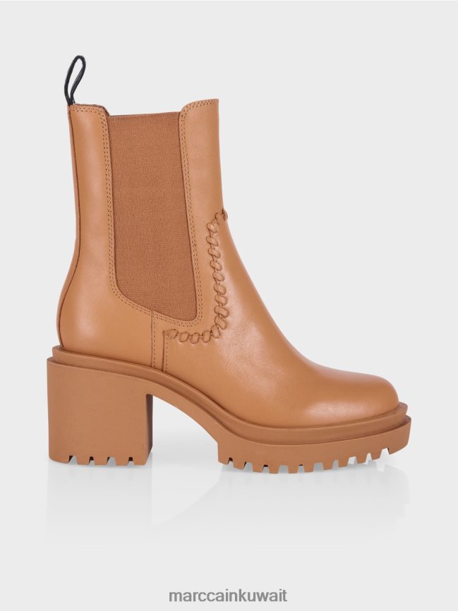 Marc Cain أحذية الكاحل تشيلسي مع كعب كتلة LVN0D61563 أحذية الحلوى الساطعة
