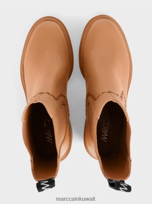 Marc Cain أحذية الكاحل تشيلسي مع كعب كتلة LVN0D61563 أحذية الحلوى الساطعة