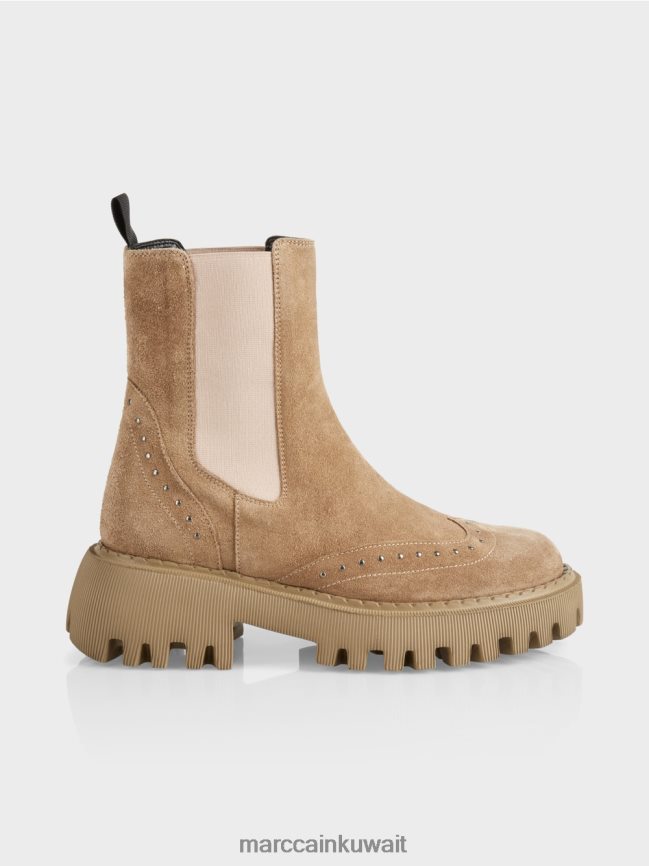 Marc Cain أحذية تشيلسي مع الأزرار LVN0D61564 أحذية الحلوى الساطعة