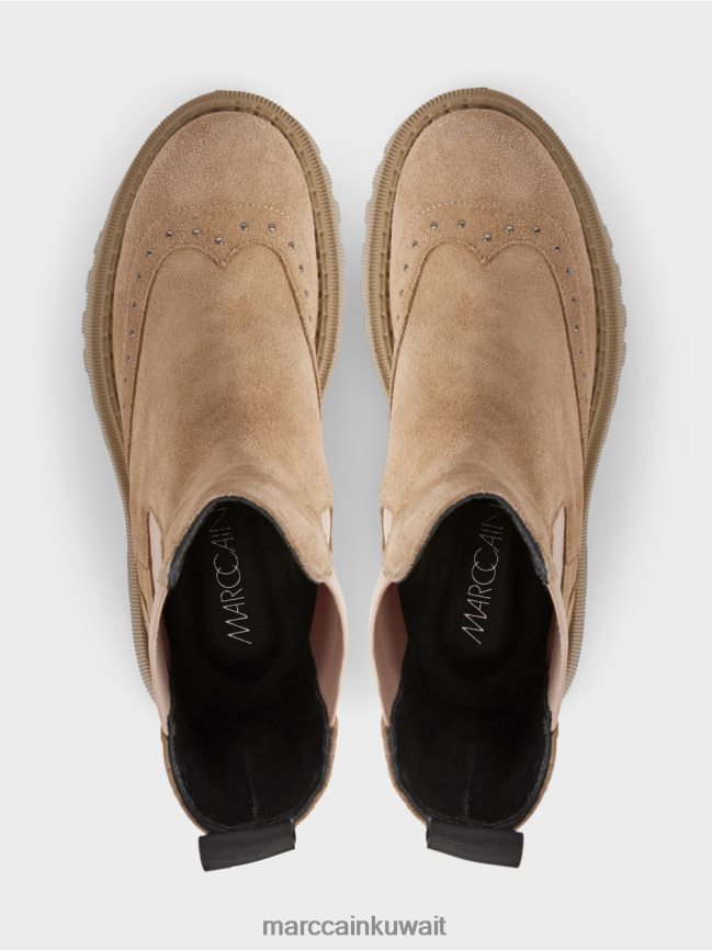 Marc Cain أحذية تشيلسي مع الأزرار LVN0D61564 أحذية الحلوى الساطعة