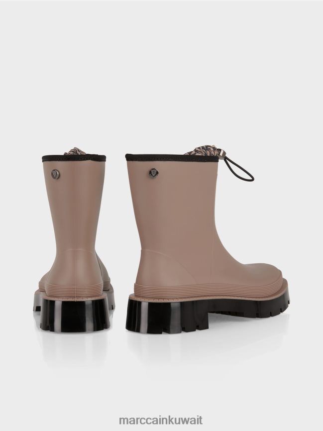 Marc Cain حذاء كاحل مطاطي مع بطانة ليو LVN0D61565 أحذية الحلوى الساطعة