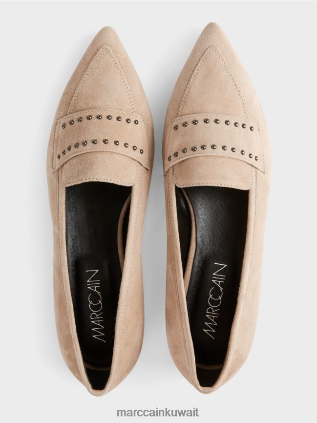 Marc Cain راقصات الباليه مع المسامير LVN0D61566 أحذية الحلوى الساطعة