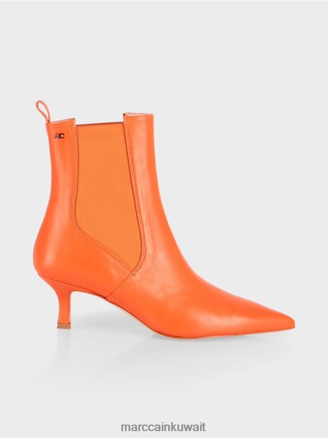 Marc Cain أحذية الكاحل الدانتيل مع إدراج LVN0D61569 أحذية المرجان المشرق