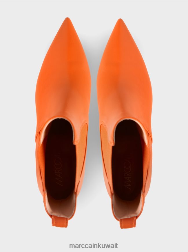 Marc Cain أحذية الكاحل الدانتيل مع إدراج LVN0D61569 أحذية المرجان المشرق