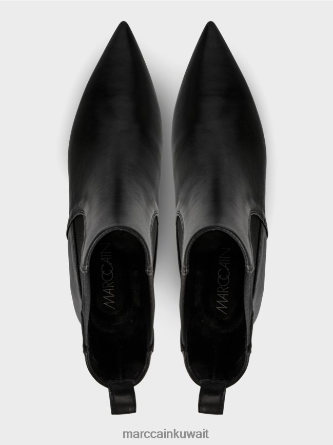 Marc Cain أحذية الكاحل الدانتيل مع إدراج LVN0D61572 أحذية أسود