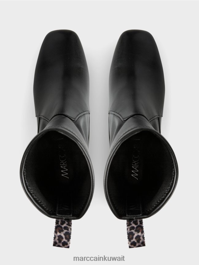 Marc Cain حذاء الكاحل مع تفاصيل ليو LVN0D61578 أحذية أسود