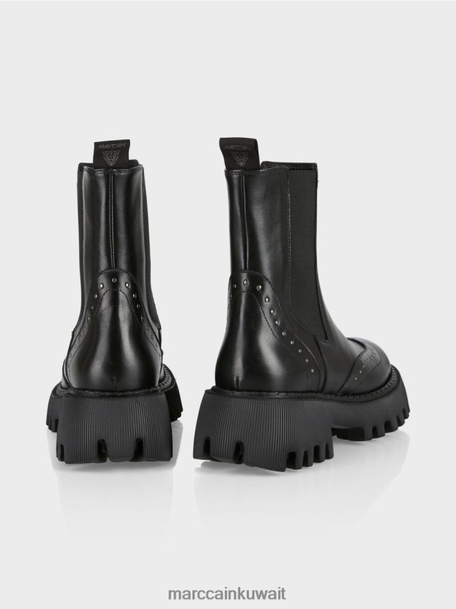 Marc Cain أحذية تشيلسي مع المسامير LVN0D61582 أحذية أسود