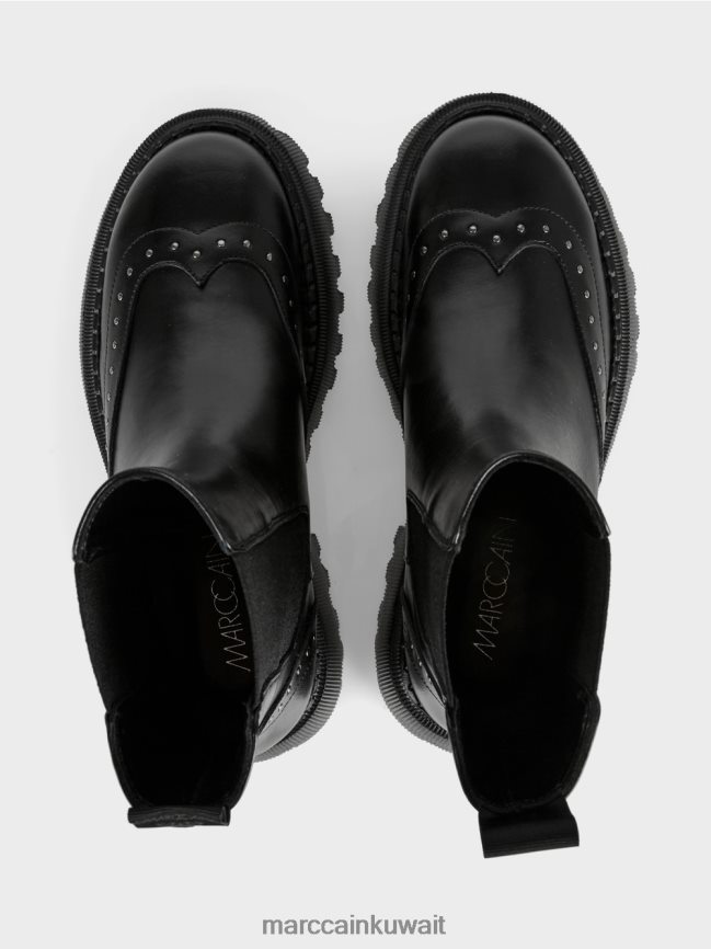 Marc Cain أحذية تشيلسي مع المسامير LVN0D61582 أحذية أسود