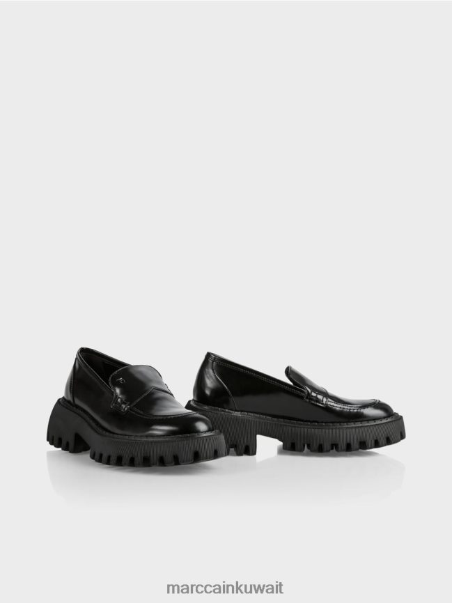 Marc Cain حذاء منخفض بخياطة زخرفية LVN0D61586 أحذية أسود