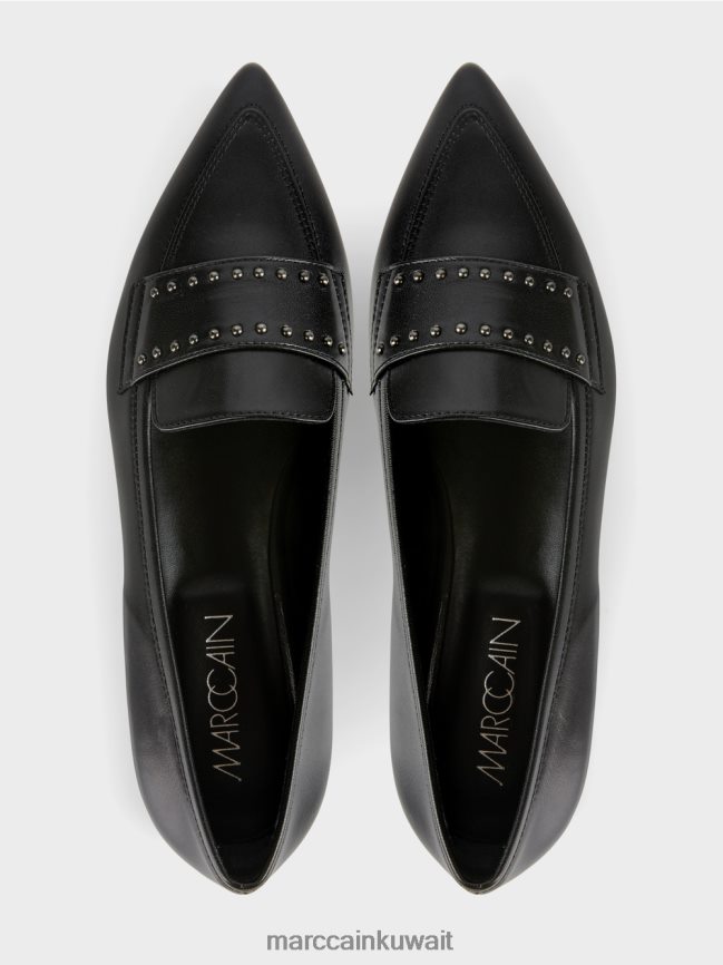 Marc Cain راقصات الباليه مع المسامير LVN0D61590 أحذية أسود