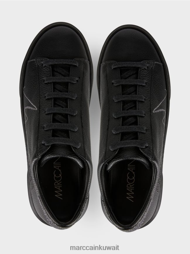 Marc Cain حذاء رياضي برباط مع حروف LVN0D61593 أحذية أسود