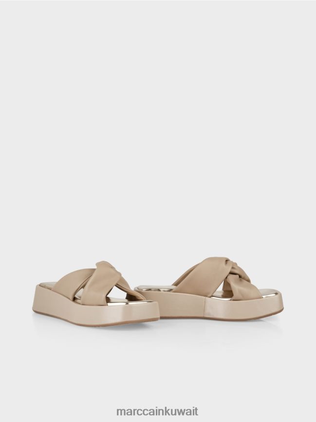 Marc Cain صندل بتفاصيل عقدة LVN0D61598 أحذية الرمال العميقة