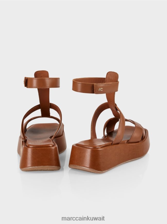 Marc Cain الصنادل مع أحزمة الكاحل LVN0D61614 أحذية مورو