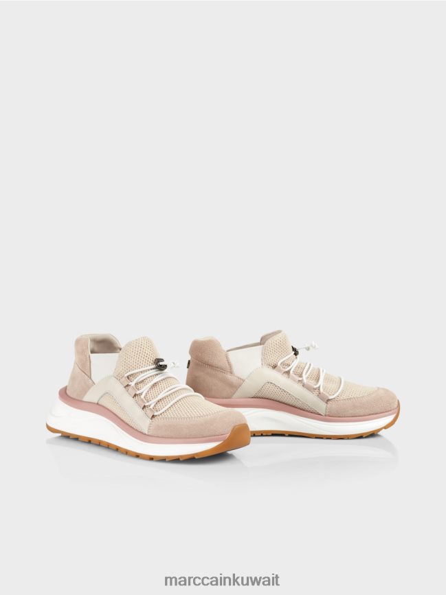 Marc Cain أحذية رياضية عملية سهلة الارتداء LVN0D61622 أحذية تان مشرق