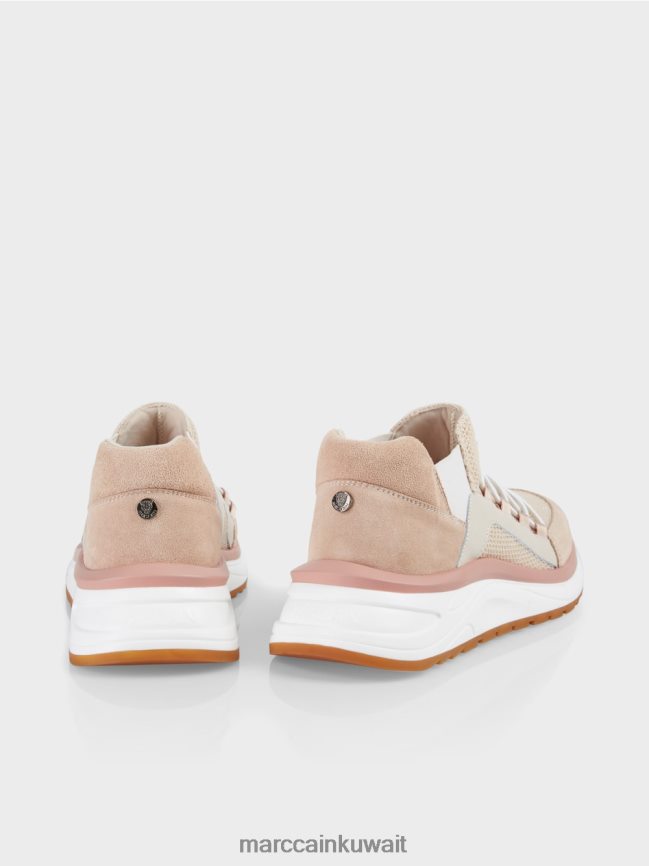 Marc Cain أحذية رياضية عملية سهلة الارتداء LVN0D61622 أحذية تان مشرق