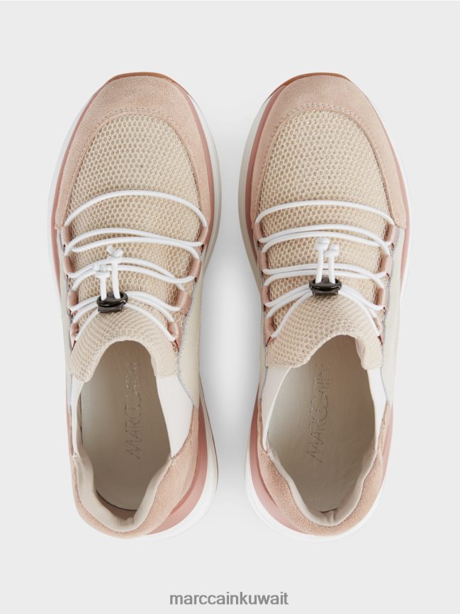 Marc Cain أحذية رياضية عملية سهلة الارتداء LVN0D61622 أحذية تان مشرق