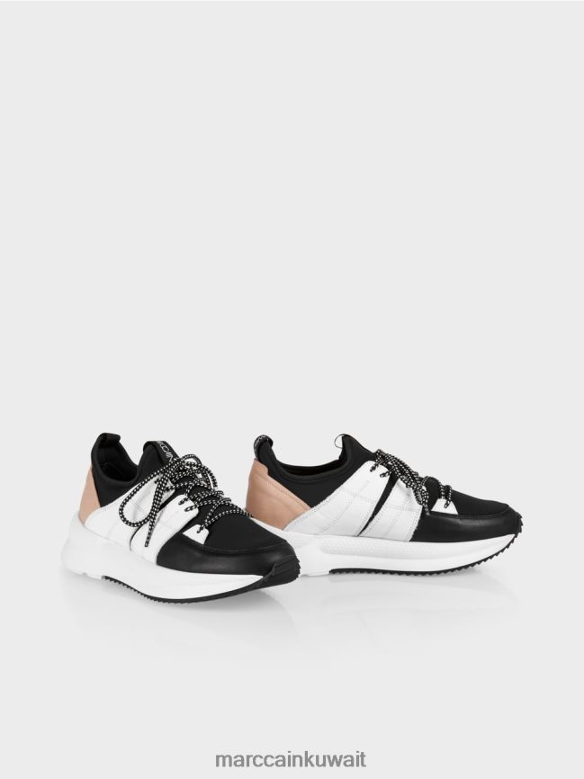 Marc Cain أحذية رياضية بألوان مختلطة LVN0D61623 أحذية أبيض