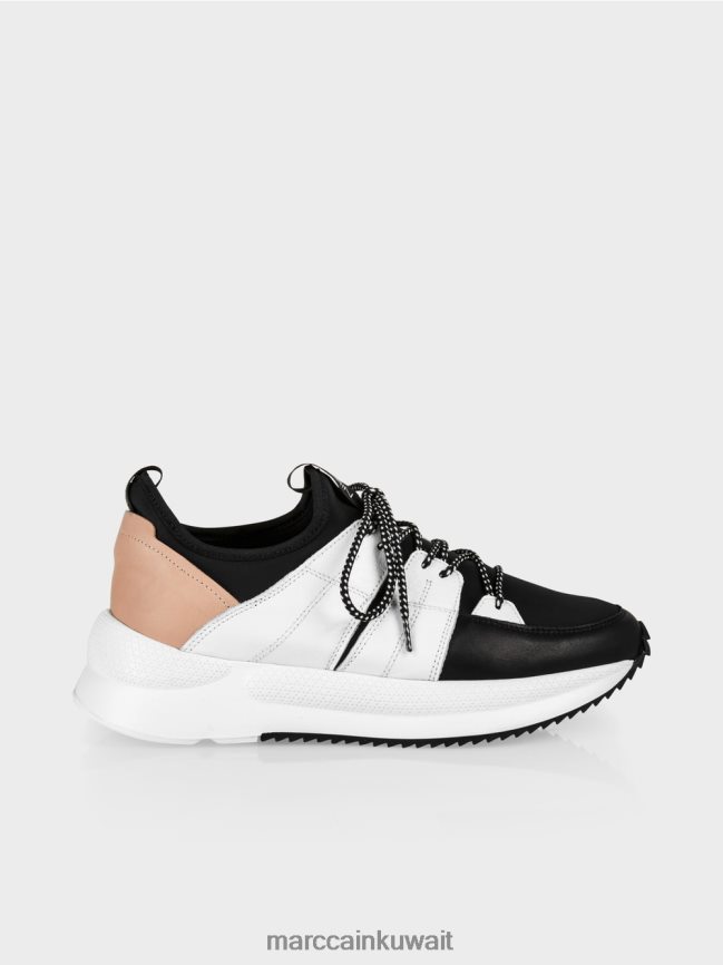 Marc Cain أحذية رياضية بألوان مختلطة LVN0D61623 أحذية أبيض