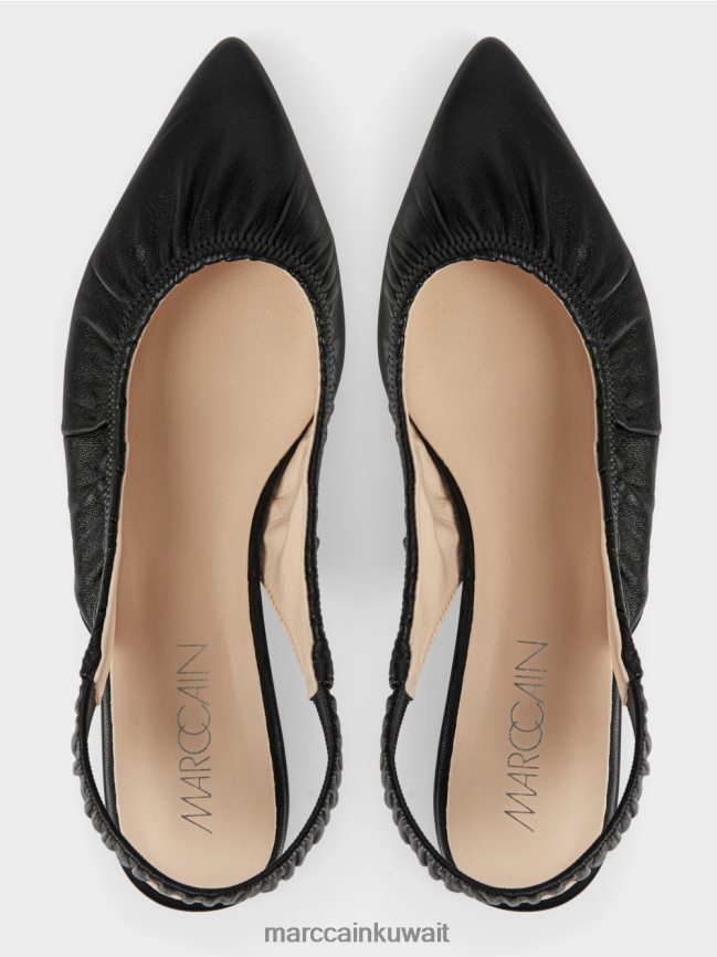 Marc Cain صندل بحزام مطاطي LVN0D61635 أحذية أسود