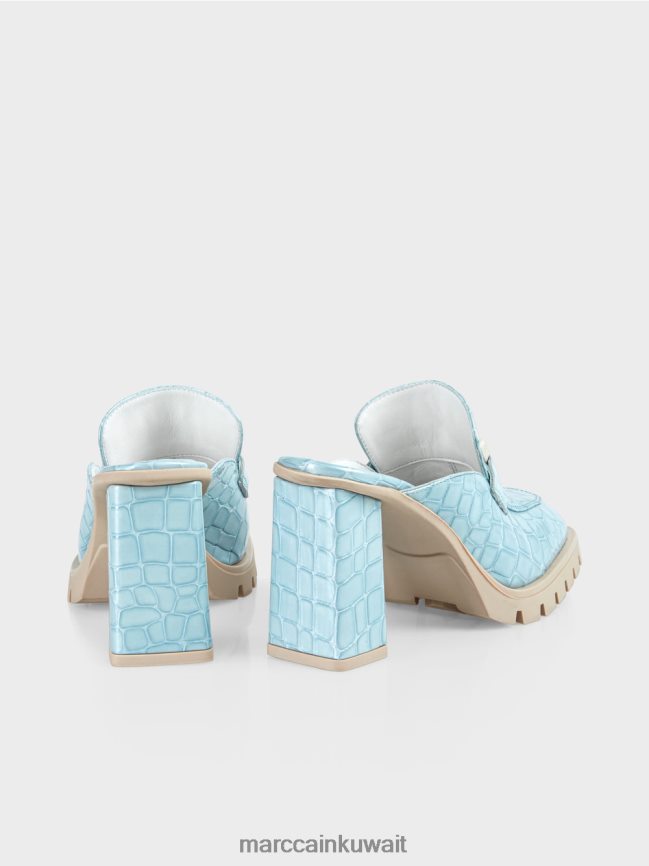 Marc Cain حذاء سهل الارتداء من جلد التمساح الصناعي 