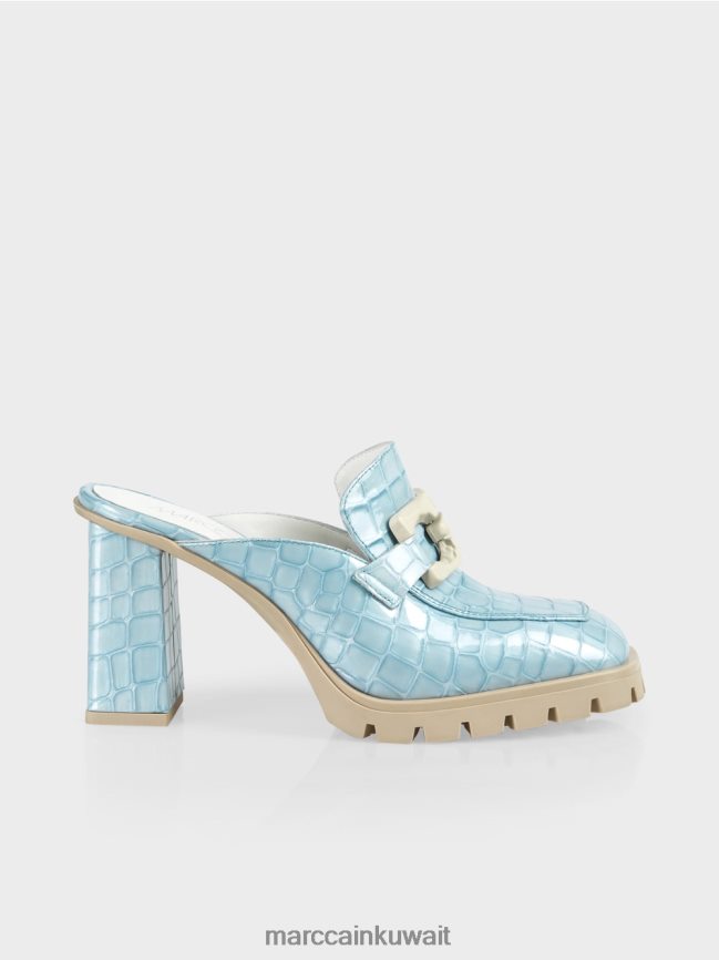 Marc Cain حذاء سهل الارتداء من جلد التمساح الصناعي 