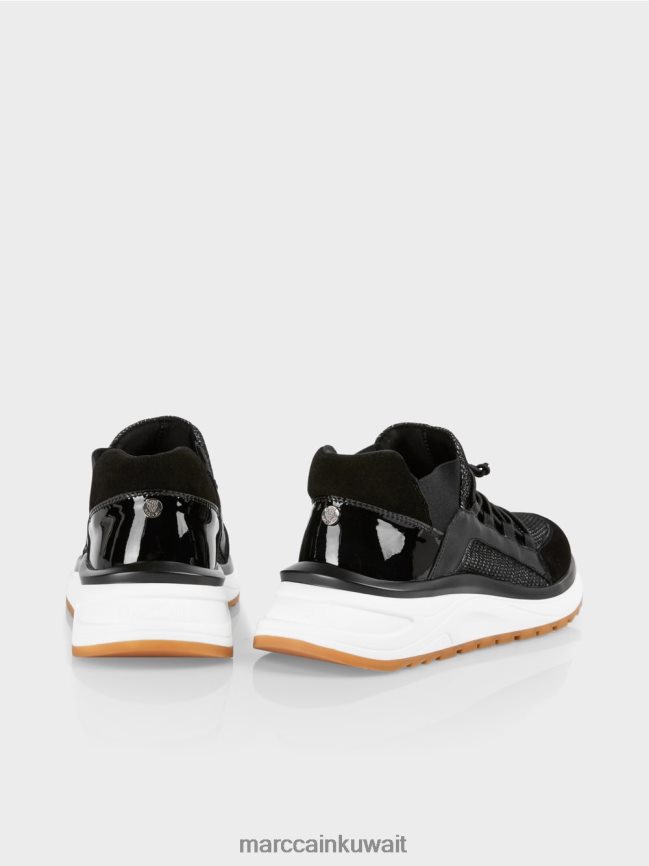 Marc Cain أحذية رياضية عملية سهلة الارتداء LVN0D61642 أحذية أسود