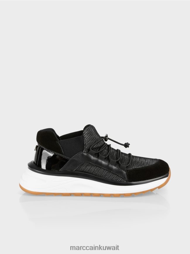 Marc Cain أحذية رياضية عملية سهلة الارتداء LVN0D61642 أحذية أسود