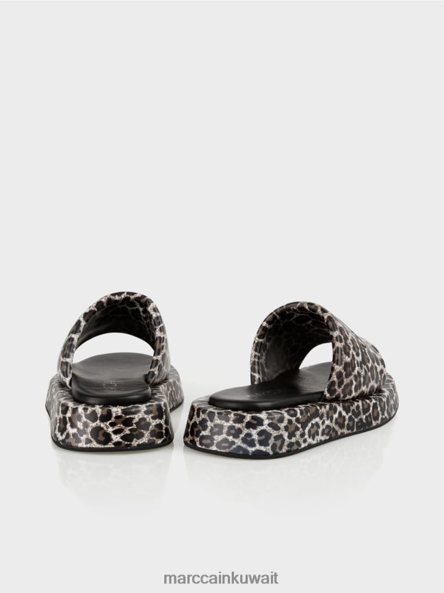 Marc Cain الصنادل في نمط الفهد LVN0D61652 أحذية كريم مسحوق