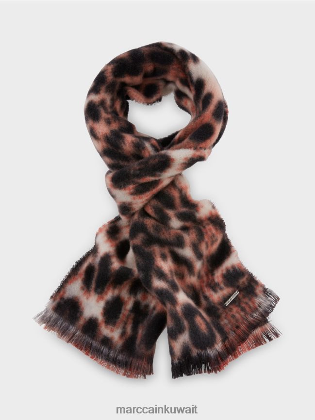 Marc Cain وشاح من الصوف البكر الناعم LVN0D61670 ملحق كامباري