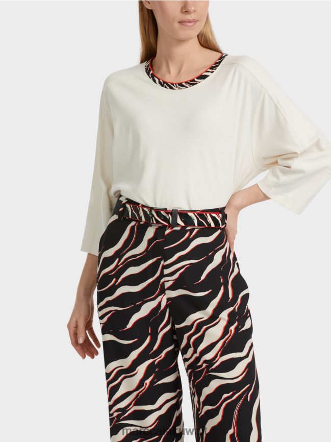 Marc Cain حزام خصر بطبعة ليو LVN0D61671 ملحق كامباري