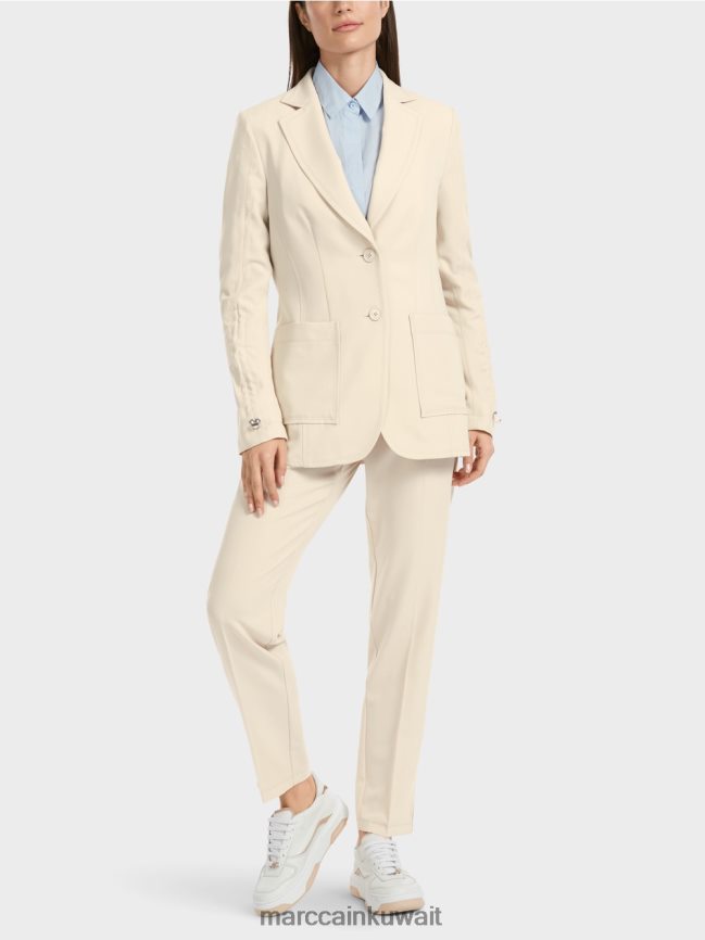 Marc Cain سترة مصممة LVN0D6168 ملابس صخرة القمر الناعمة