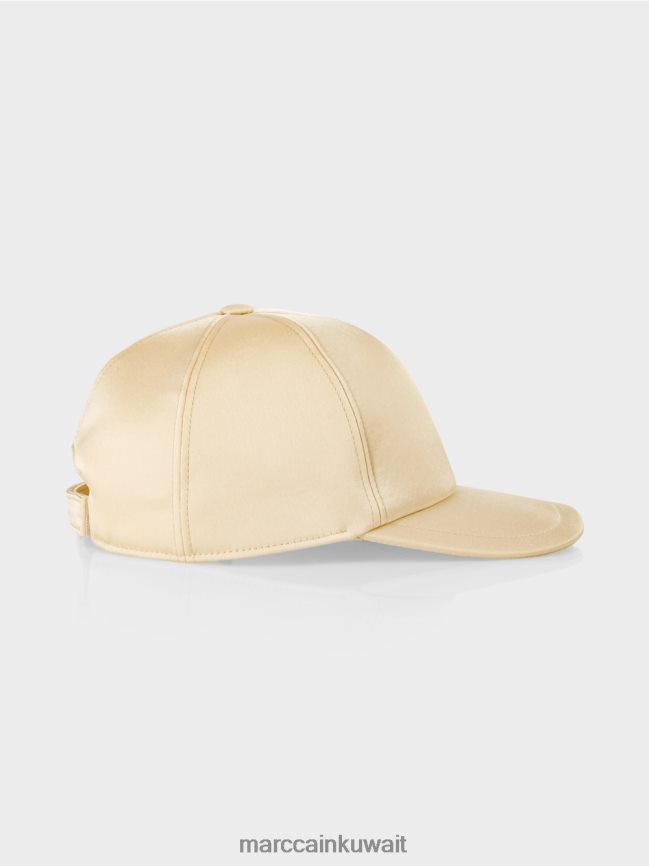 Marc Cain قبعة مع حروف الشعار LVN0D61681 ملحق كريم غامق