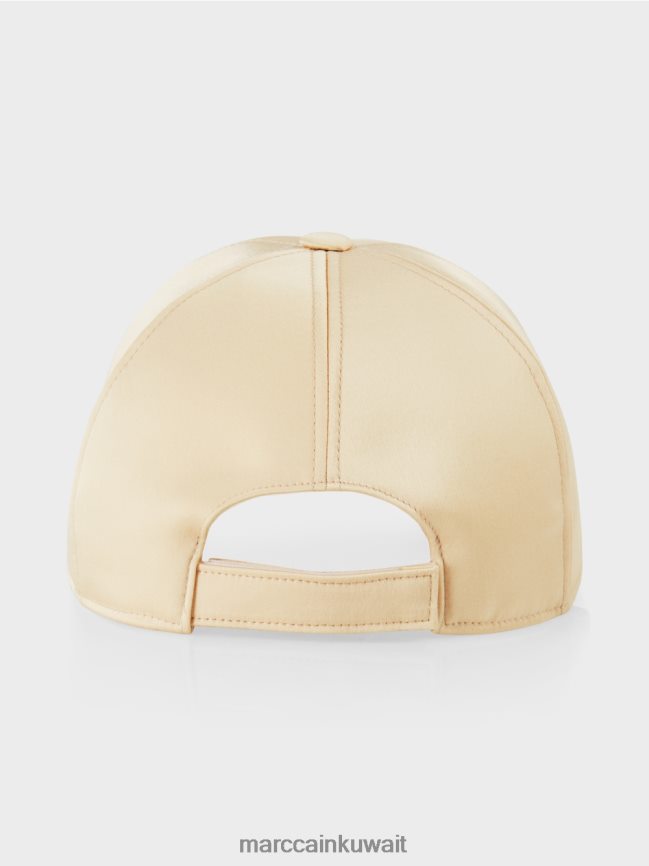 Marc Cain قبعة مع حروف الشعار LVN0D61681 ملحق كريم غامق