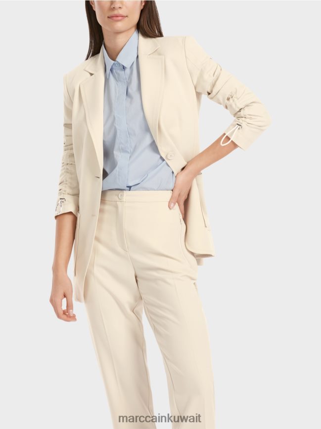 Marc Cain سترة مصممة LVN0D6168 ملابس صخرة القمر الناعمة